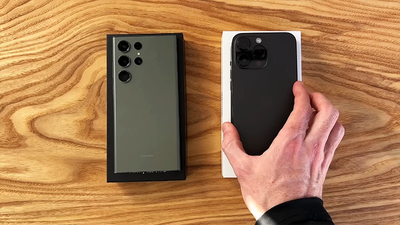 Samsung Galaxy S23 Ultra ou iPhone 14 Pro Max