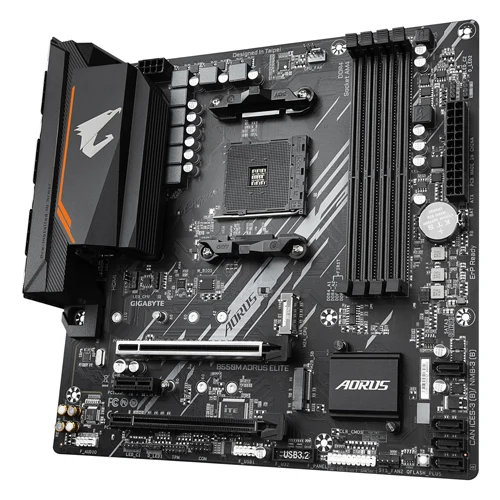 Placa Mãe Gigabyte B550M AORUS Elite, Chipset B550, AMD AM4