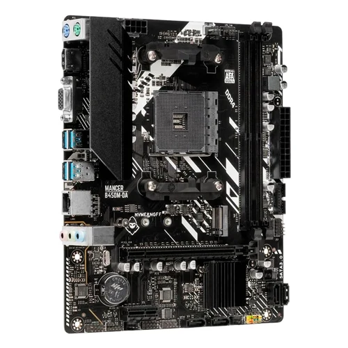 Placa-Mãe Mancer B450M-DA V2 | DDR4 | Socket AM4 | M-ATX | Chipset AMD B450 | MCR-B450M-DAV2