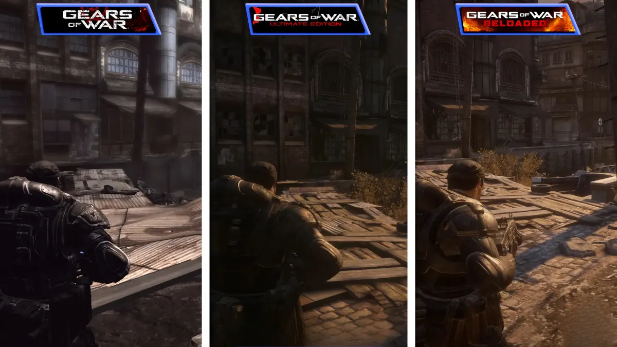 Gears of War Reloaded: Comparativo Gráfico com o Clássico