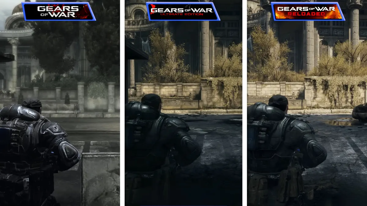 Gears of War Reloaded: Comparativo Gráfico com o Clássico