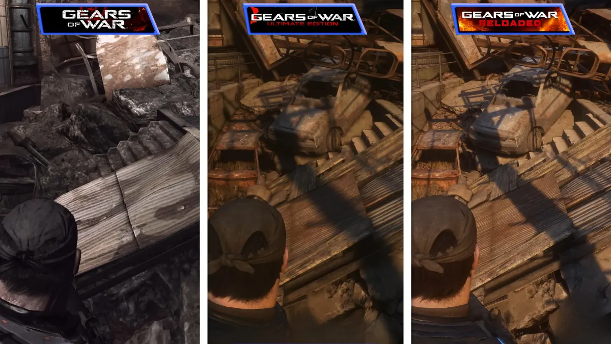 Gears of War Reloaded: Comparativo Gráfico com o Clássico