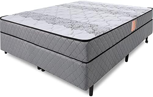 Cama Box Colchão Casal Ortopédico Antialérgico D33 138x188cm BF Colchões