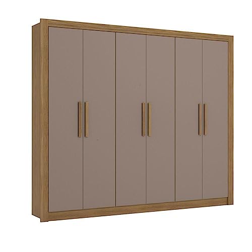 Guarda Roupa/Roupeiro 6 Portas 2 Gavetas Kappesberg M569