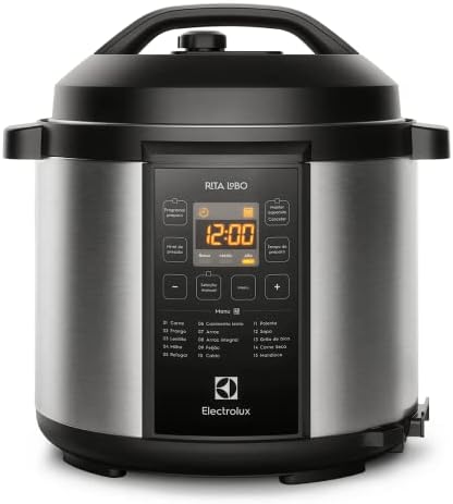 Panela de Pressão Elétrica Electrolux Digital Rita Lobo 6L Inox PCC20